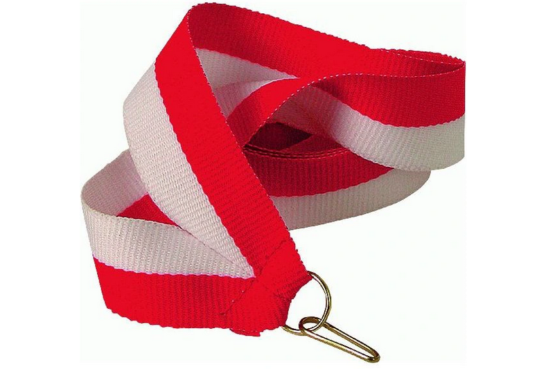 RIBBON V2-20 MM WHITE RED V2 BC