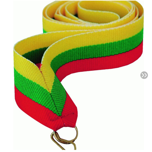 RIBBON V1-10 MM GREEN YELLOW RED V1 LT