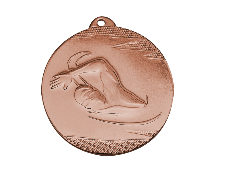 MEDAL MV3 BRĄZ PŁYWANIE D; 50 mm