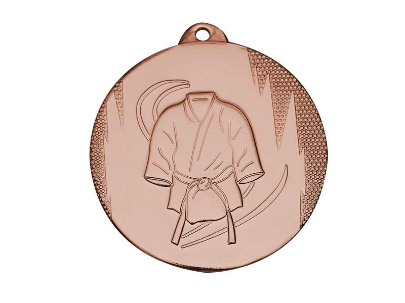 MEDAL MV4 BRĄZ KARATE D; 50 mm